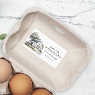 White Barn Homestead Farm Egg Carton