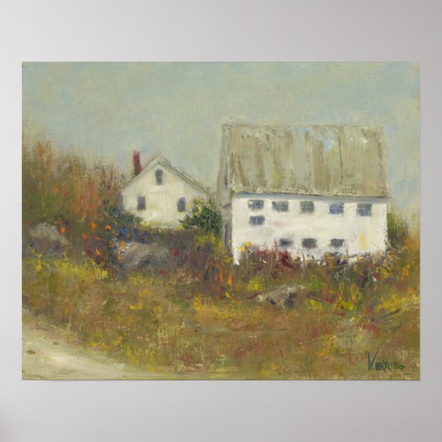 White Barn Poster (Front)