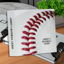 White Baseball Close-Up Card Collector