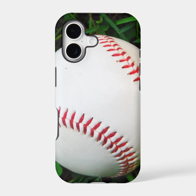 White Baseball with Red Stitching (Back)