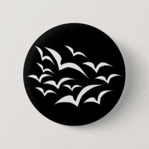 White bat Cloud Button