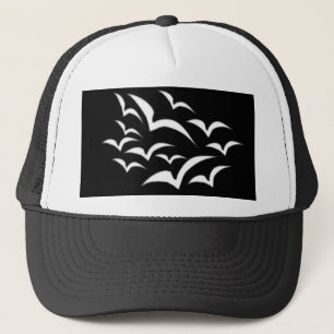 White bat Cloud Kids Hat