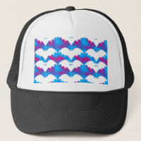 White Bats And Bows Blue Pink