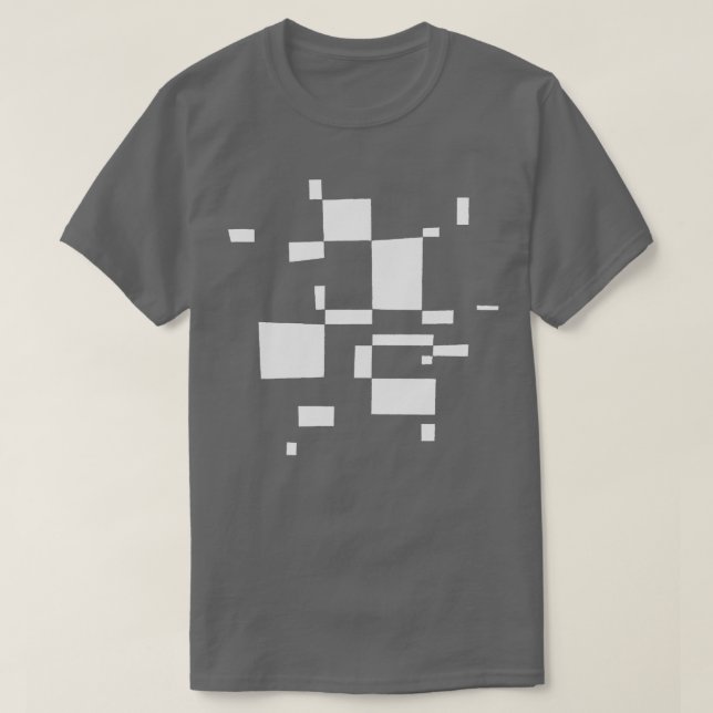 White Bauhaus pattern T-Shirt (Design Front)