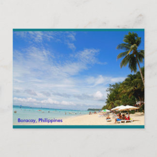 White Beach, Boracay Postcard