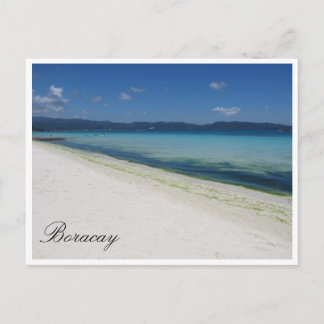 white beach sands postcard
