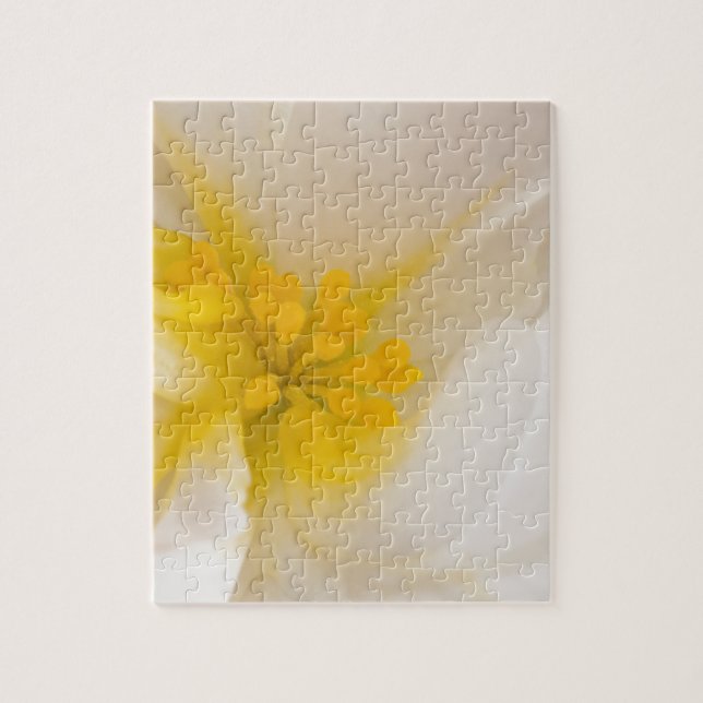 White Begonia Jigsaw Puzzle (Vertical)