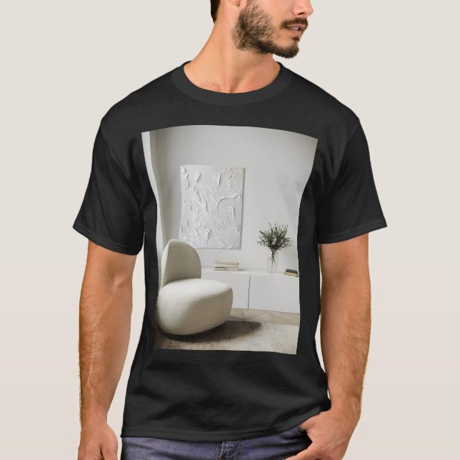 White Behemoth Band cAbstract Flow T-Shirt (Front)