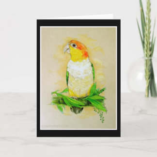 White Bellied Caique Card