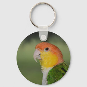 White Bellied Caique Parrot Outdoors Key Ring