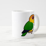 White-bellied Parrot Large Coffee Mug<br><div class="desc">This White-bellied Parrot is so darling! This is our Birdorable version of the White-bellied Parrot, a beautiful green, orange and white parrot from South America. Perfect for anyone that loves these special beauties! You can customise this gift! Move the parrot around, change the background colour or style, add text or...</div>