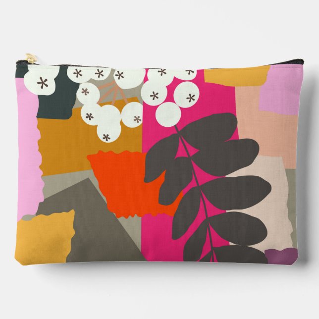 White Berries Colourful Colour Block Fun Summer  Accessory Pouch (Front)