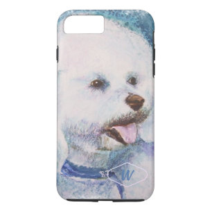 WHITE BICHON  FRISE iPhone 8 PLUS/7 PLUS CASE