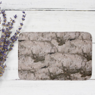 White Birch Bark Bath Mat