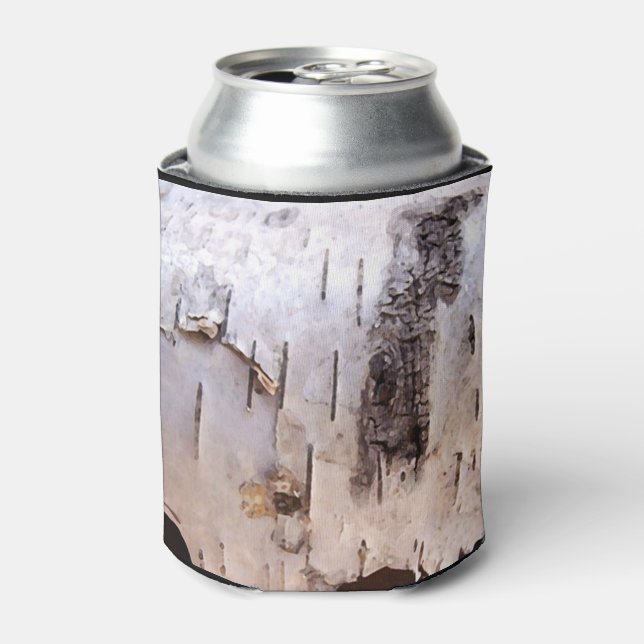 White Birch Bark Can Cooler (Can Front)
