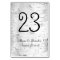 White Birch Rustic Wedding Table Number Cards