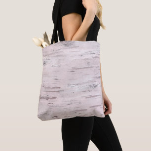 White Birch Tree Wood Rustic Barn Farmhouse Chic Tote Bag