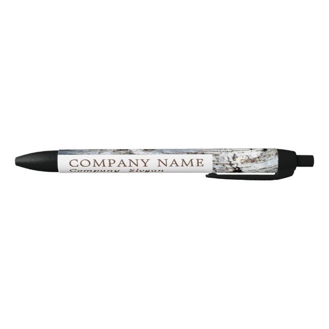 White Birch Wood Company/Event Black Ink Pen (Bottom)