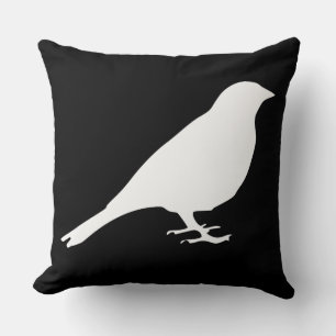 White Bird Pillow