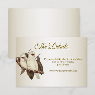 White Birds Enclosure Card