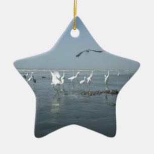 White birds featehres hakuna matata.JPG Ceramic Tree Decoration