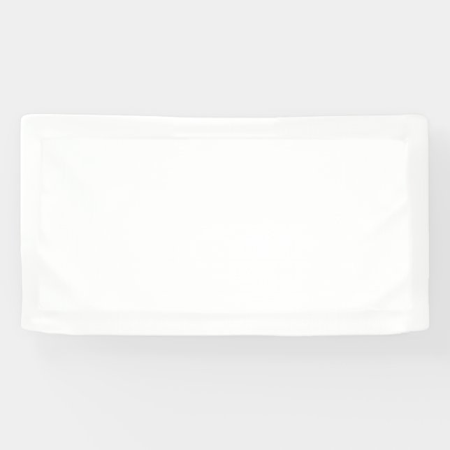 White Black Classic Minimalist Event Welcome  Banner (Horizontal)