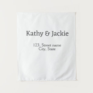 White black couple name address city state simple tapestry