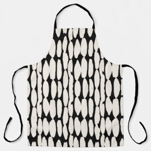 White black dot pattern. shibori circle seamless. apron