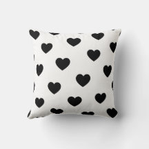 White Black Sweet Cosy Modern Romantic Chic Heart