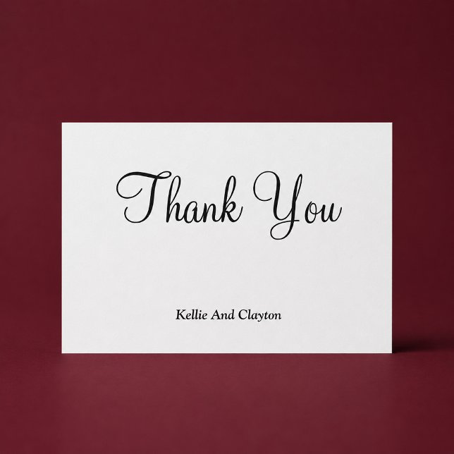 White/Black Thank You Cards (Creator Uploaded)
