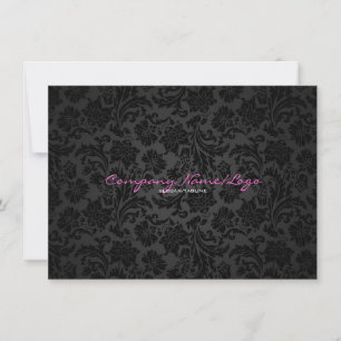 White & Black Vintage Floral Damasks 2