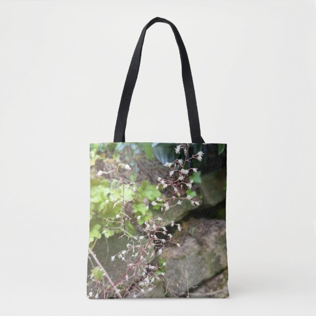 White Blossom Nature Tote Bag (Front)