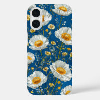 ✨ White Blossom Sky Pattern 🌿 Elegant Floral