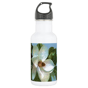 White Blossoming Magnolia 532 Ml Water Bottle