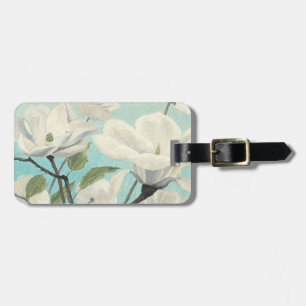 White Blossoms from the South Luggage Tag