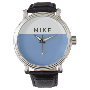 White & Blue Face, DIY Name Watch