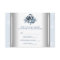 White Blue Snowflake Blue Winter Wedding RSVP