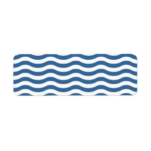 White Blue Wave Navy pattern Customise background