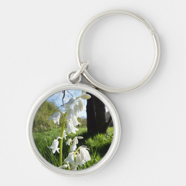 White Bluebells Keychain (Front)