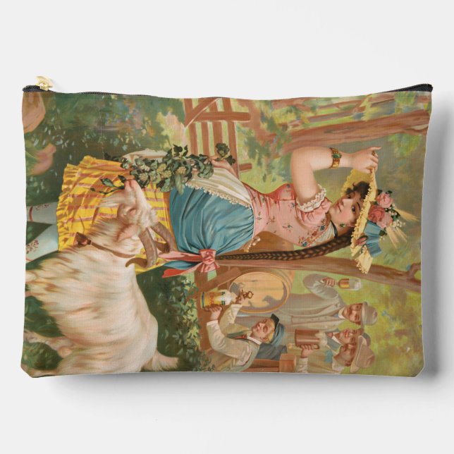 White Bock (1889) by Henry Jerome Schile Accessory Pouch (Front)