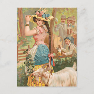 White Bock (1889) by Henry Jerome Schile Postcard