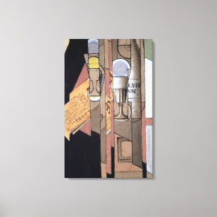 White Bordeaux, 1913 (gouache & pencil on paper) Canvas Print