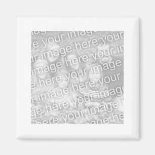White Border Photo Magnet