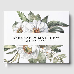 White Botanical Bohemian   Guest book