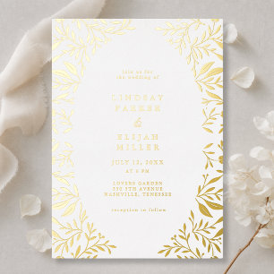White Botanical Luxury Wedding