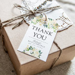 White Bouquet | Bridal Shower | Thank You Gift Tags<br><div class="desc">A unique white rose floral-themed set of thank you gift tags tailored specifically to your future bridal shower.

All elements of this item are unlocked and customisable by using the customisation function. Enjoy being creative and making it your own.</div>