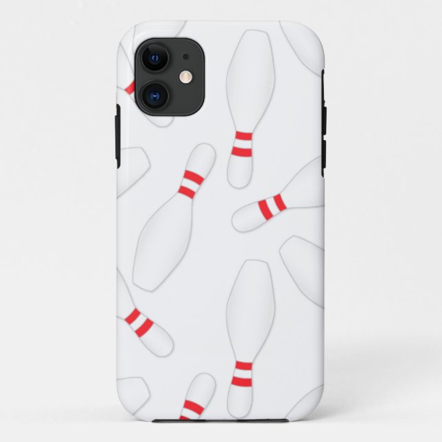 white bowling pins Case-Mate iPhone case (Back)