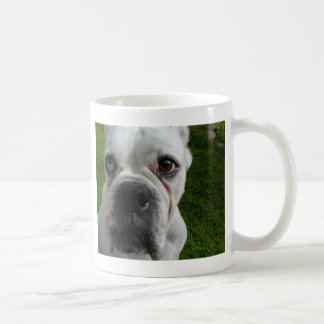 White Boxer Mug