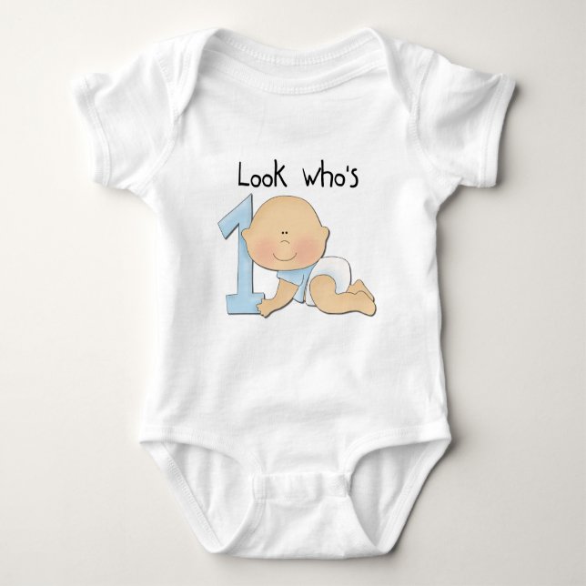 White Boy 1st Birthday Tshirts and Gifts (Front)