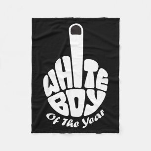 White Boy Of The Year  Fleece Blanket